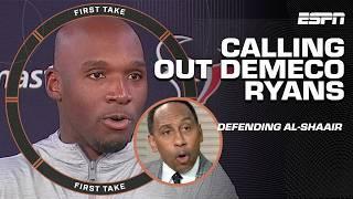 'THAT'S STUPID!' - Stephen A. on DeMeco Ryans' comments DEFENDING Azeez Al-Shaair | First Take