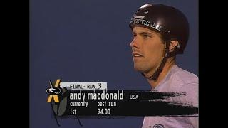 Andy Macdonald - X Games 1998 Vert Finals Gold Medal Run [720p60 Upgrade]