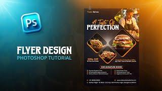 flyer design in photoshop (Restaurant Flyer)