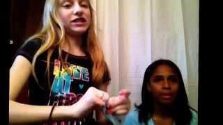 Micalyn and me! Toothpaste challenge