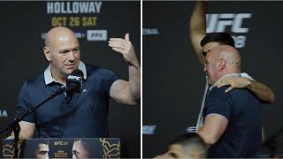  DANA WHITE SIGNS TAJIKISTAN FIGHTER WHO ASKED FOR A UFC CONTRACT AT THE UFC 308 PRESS CONFERENCE