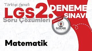 Aralık 2024 - LGS 2. Deneme Sınavı MATEMATİK Çözüm Videoları