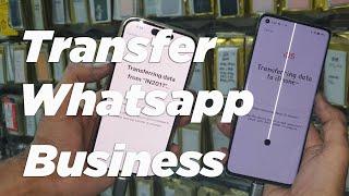 Transfer Whatsapp Business data into iPhone