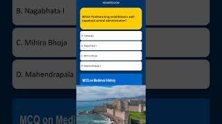 Which Pratihara king established a well-organized central administration?