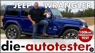 Jeep Wrangler Unlimited Sahara 2.2l CRDi - 100 km Verbrauch Test | Probefahrt | Preis | 2019