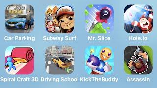 Car Parking, Subway Surf, Mr Slice and More Games iPad Gameplay