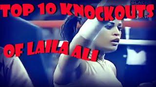 TOP 10 KNOCKOUTS OF LAILA ALI