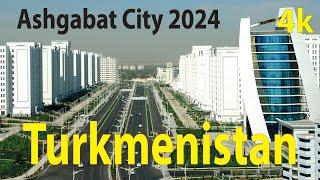 Ashgabat City 2024 , Turkmenistan 4K By Drone