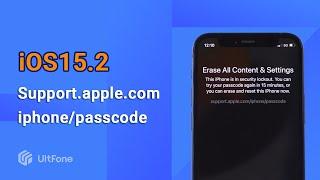 How to Remove/Unlock Support.apple.com/iphone/passcode Screen [iOS15.2]