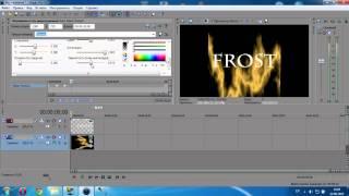 Sony Vegas Pro - огонь в тексте.wmv