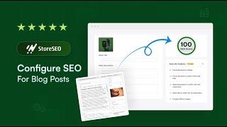 [SEO Tutorial] How to Optimize Your Shopify Store’s Blog Posts with StoreSEO App?