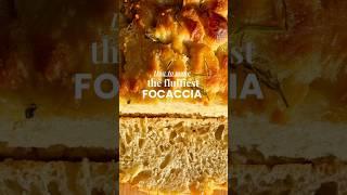 The Fluffiest Focaccia Recipe From Scratch | Easy Recipe |  Sourdough baking