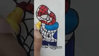 Spiderman in among us ️(part-2)#shorts