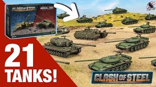 CLASH OF STEEL Tabletop Tank Battles by GF9 - Operation Unthinkable Starter Set Unboxing