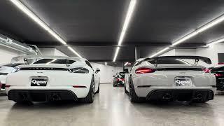 2020 Porsche 718 GT4 - Stock OAP vs aftermarket OAP side by side comparison