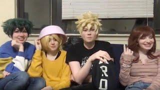 Deku, Bakugou, Uraraka and Denki's chaotic BNHA Live Stream