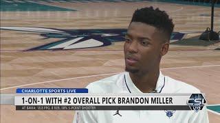 One-on-one interview with No. 2 pick Brandon Miller