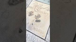 Marilyn Monroe’s Handprint Moment – Then and Now