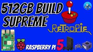 **HUGE** 512GB Retropie build for Raspberry Pi 5. PS2, Gamecube and much more.