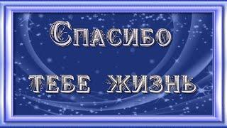 Спасибо  за жизнь Глубокие стихи, красивые и правильные слова.Неземная мелодия, нежная..хрупкая!