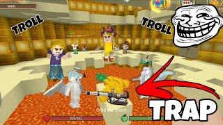  TNT RUN BUT I TROLL THEM IN SKYBLOCK BLOCKMAN GO