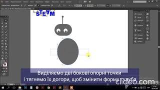 Малюємо персонажа в програмі  Adobe Illustrator