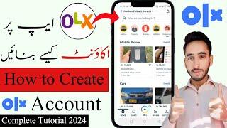 How To Create Olx Account?Olx account kaise banate hain?How to make olx pakistan account 2024