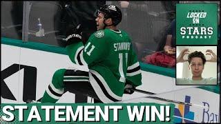 Roope Hintz sets Career High with 4 Assists & Stankoven Scores Twice in Statement Win over Kings!