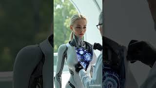 Future Android Girl in Tech Lab IRC2025 — Hyperrealistic Cinematic Look #shorts