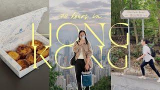 hong kong travel vlog  hiked the peak, visitor voucher, bakehouse, hong kong cafes stationery shop