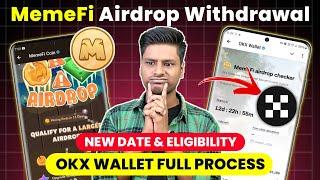 MemeFi Airdrop New ELIGIBILITY | Connect OKX Wallet in MemeFi | MemeFi OKX Wallet Connect Problem