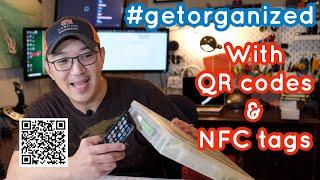 Create QR code / NFC tags for organizing and storage #getorganized