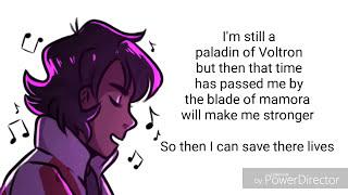 VOLTRON PARODY - Paladin of Voltron (Lyrics Video)