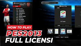 [PS3] How To Play Pro Evolution Soccer 2013 FULL DLC - LICENSI