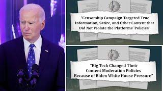 Report reveals ‘vast censorship campaign’ by Biden administration against American people