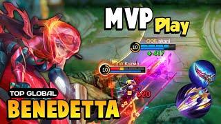 Benedetta Best Build 2024 [ Benedetta Top Global Gameplay ] Mobile Legends