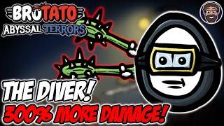 The Diver - Insane 300% Increased Damage! | Brotato: Abyssal Terrors