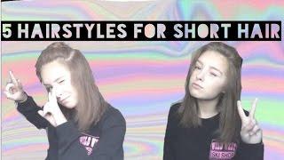 Hairstyles For Short Hair // Emma Riley
