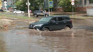 "Коммунальный рейд" - строительство ливневой канализации в Бийске (Бийское телевидение)