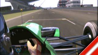 Nannini’s Benetton V8 chases pole at Estoril '90 in Assetto Corsa