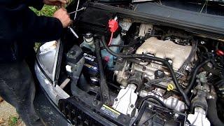 How to change the battery in a Buick Rendezvous