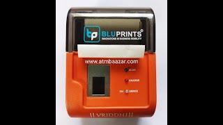 Transaction Using VRIDDHI Bluetooth Thermal Printer with Biometric Scanner