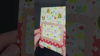 Stampin'Up! Bee Mine DSP  Bee-utiful Day Card #cardideas #bees #patternedpaper #dsp