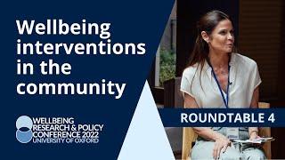 Wellbeing interventions in the community | Roundtable | University of Oxford 2022