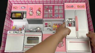 12 Minutes Satisfying with Unboxing Hello Kitty Kitchen ASMR (no music)