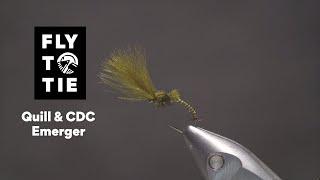 Quill & CDC Emerger | FlyToTie Fly Tying