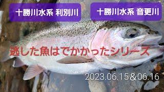 十勝川 水系 利別川 ＆ 音更川 2023.06.15 ＆ 06.16 逃した魚はでかかったpt.3