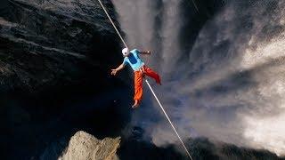 Slacklining Over the BIGGEST Waterfall  Slacklife Series Episode 4 - Ep. 4