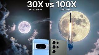 Google Pixel 8 Pro VS Galaxy S23 Ultra Live Zoom Test Comparison