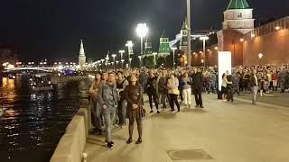 Праздник города в Москве 2017. Салют. Красная площадь